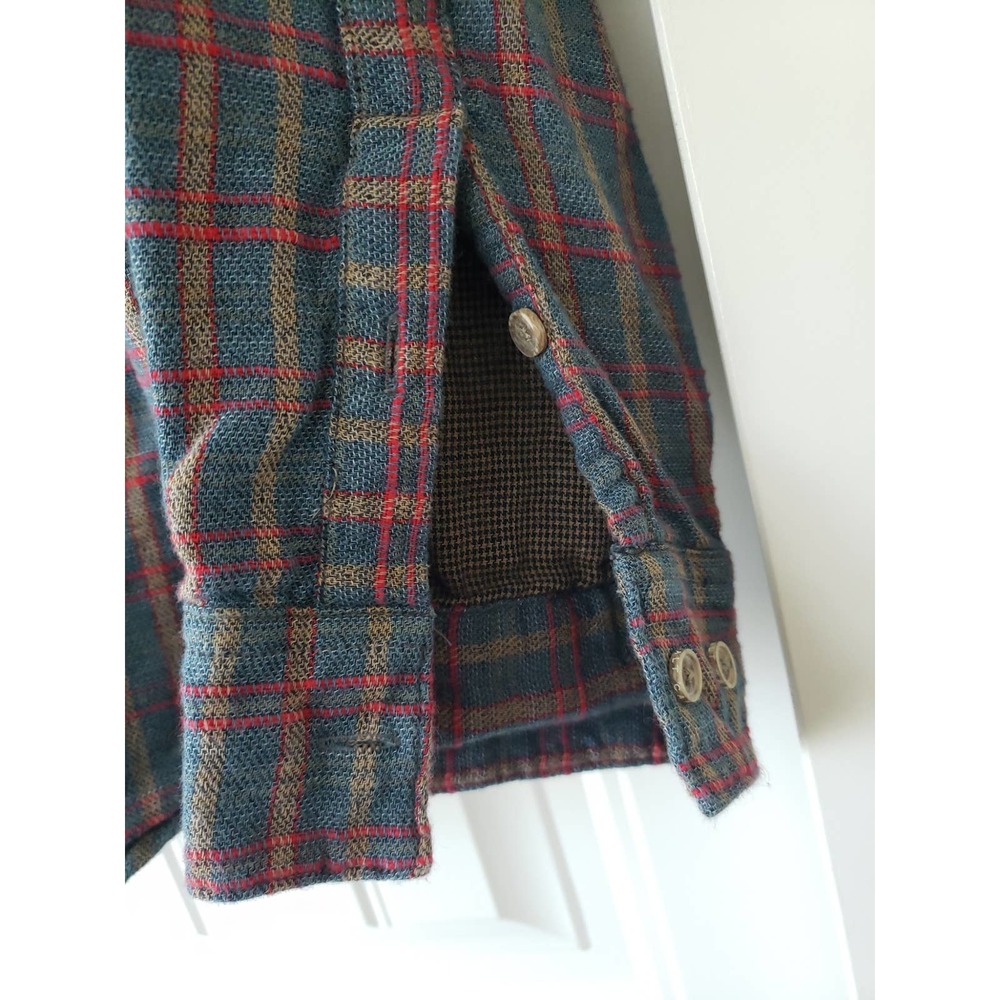 Carbon 2 Cobalt Double Cloth Flannel Men's Shirt - Picture 3 of 8